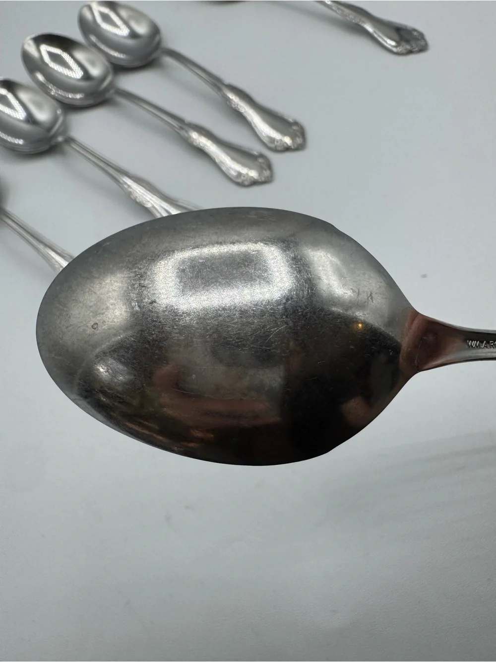 Oneida Ltd Wm Rogers Deluxe Mansfield Stainless Flatware Set Of 6 Teaspoons